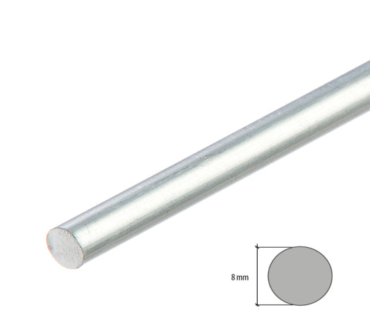 Aluminium Round Rod Bar 8mm