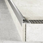 Aluminium Stair Nosing Push-In Edge Trim Hardwood Step Edging 30 x 21mm S60