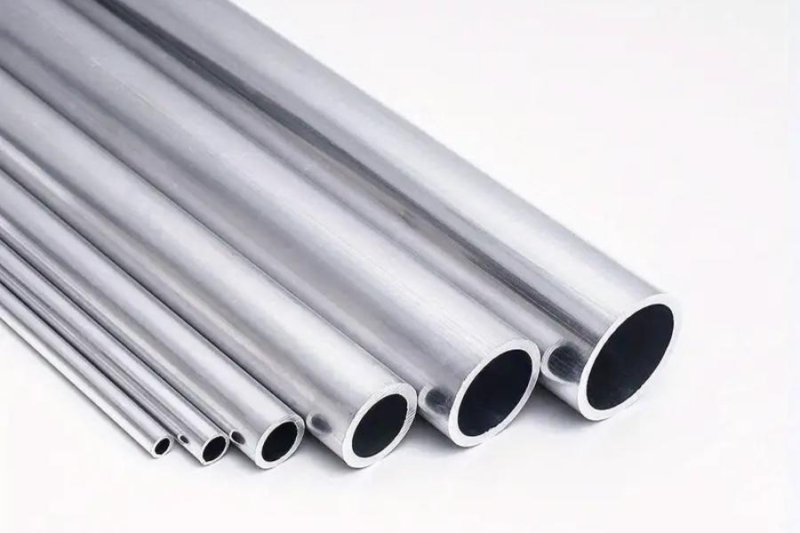 Natural Aluminium Round Tube Pipe 1 M / 39.37" Length