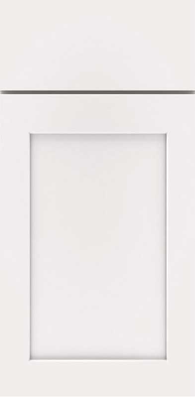 white cabinet door with shaker style panel