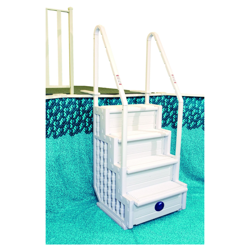 Antigua PVC Entry Pool Step, Up to 54" Deep (#AC-30163)