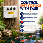 Garden Armoured 6-Way Switch Electrical Box