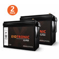 Twin Pack Exotronic 12V 400Ah Alpha IP67 Smart Bluetooth Lithium Battery
