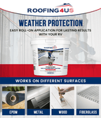 All Purpose Flex Repair 100% Silicone Roof Sealant - 3.5 Gallon