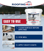 All Purpose Flex Repair 100% Silicone Roof Sealant - 4 Gallon