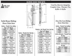 Ashland Inspirations Sliding Patio Door handle Sets