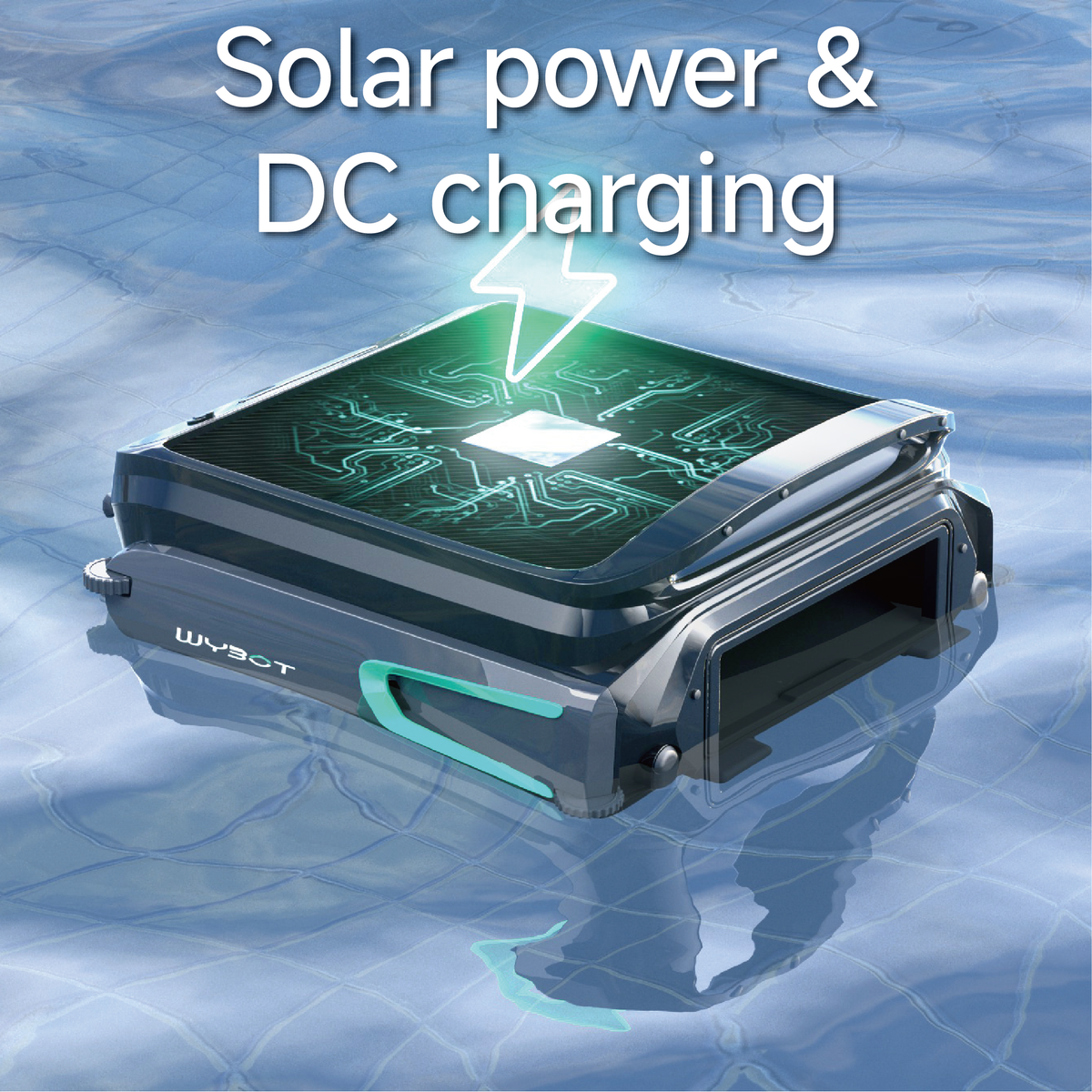 WYBOT F1 Pool Skimmer Solar Powered Robotic Cleaner