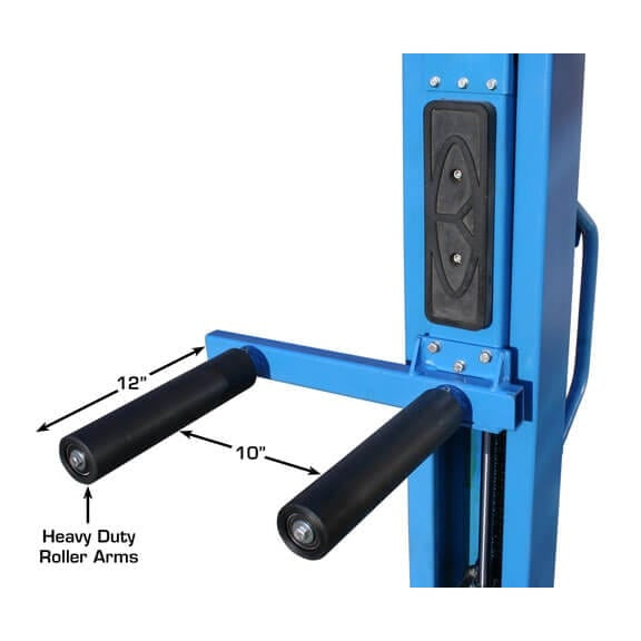 Atlas 180 ATEATTC-AEZWL-2 LB. Capacity Offset Pneumatic Portable Wheel Lift