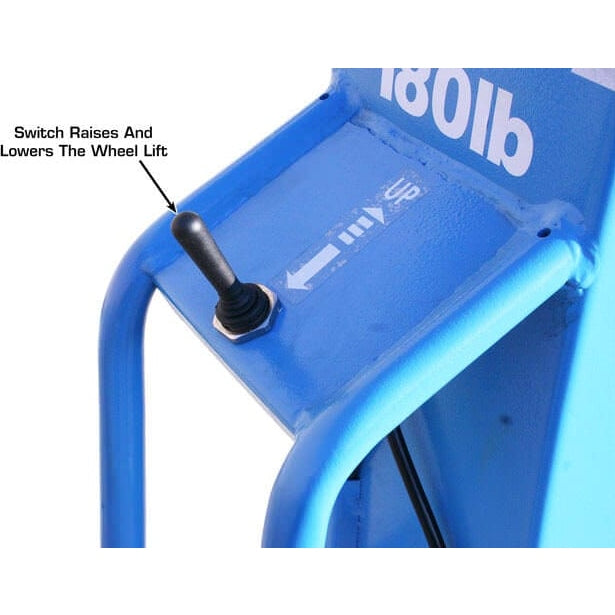 Atlas 180 ATEATTC-AEZWL-2 LB. Capacity Offset Pneumatic Portable Wheel Lift