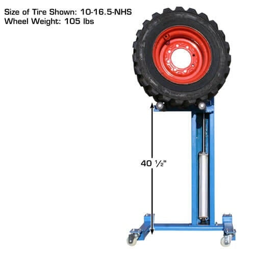 Atlas 180 ATEATTC-AEZWL-2 LB. Capacity Offset Pneumatic Portable Wheel Lift