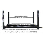 Atlas Apex 9 ALI Certified 9,000 lb 4-Post Lift
