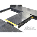 Atlas Garage PRO8000 8,000-lb 4-Post Storage Lift + Pro-Floor 8-Piece Panel Set Combo