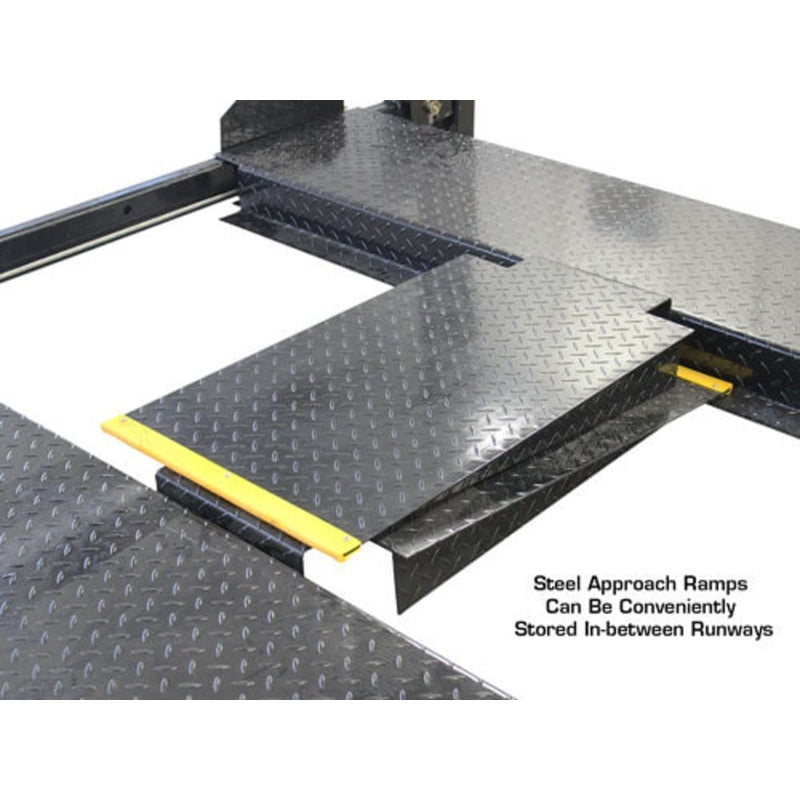 Atlas Garage PRO8000 8,000-lb 4-Post Storage Lift + Pro-Floor 8-Piece Panel Set Combo