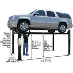 Atlas Garage PRO8000 8,000-lb 4-Post Storage Lift + Pro-Floor 8-Piece Panel Set Combo