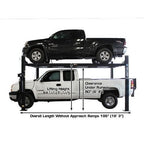 Atlas Garage PRO8000EXT-L 8,000 lb 4-Post Lift with Pro-Floor 8-Panel Combo