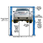 Atlas OHX10000X 10,000 lb Extra Tall 2-Post Lift