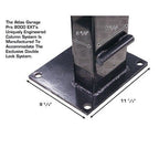 Atlas Garage PRO8000EXT 8,000 lb Extra-Tall 4-Post Lift with Pro-Floor 8-Piece Panel Combo