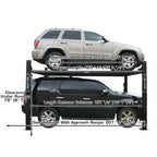 Atlas Garage PRO8000EXT 8,000 lb Extra-Tall 4-Post Lift with Pro-Floor 8-Piece Panel Combo