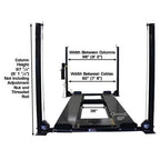 Atlas Garage PRO8000EXT-L 8,000 lb 4-Post Lift with Pro-Floor 8-Panel Combo