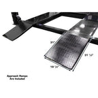 Atlas PRO9000 4 Post Lift + RJ6 Rolling Jacks Combo
