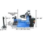 Atlas TTC301 Truck Tire Changer + WBT-210 Heavy Duty Wheel Balancer Combo