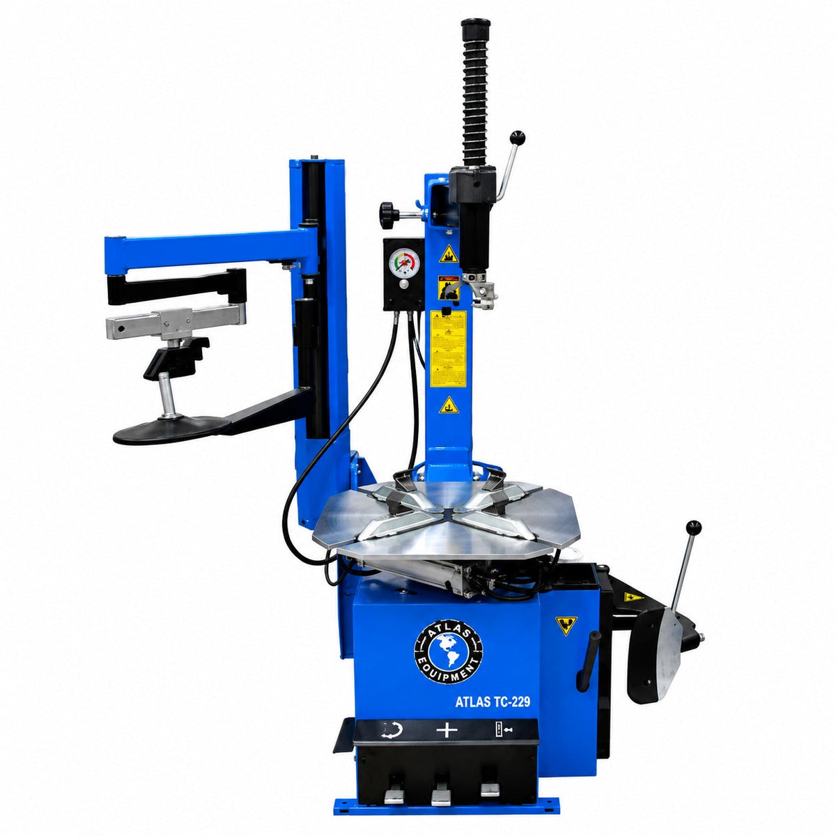 Atlas TC229LH Rim-Clamp Tire Changer with Assist Arm