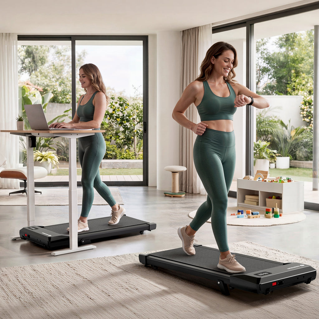 DeerRun Walking Workstation: Incline Walking Pad & Desk Bundle | Replace Your Chair