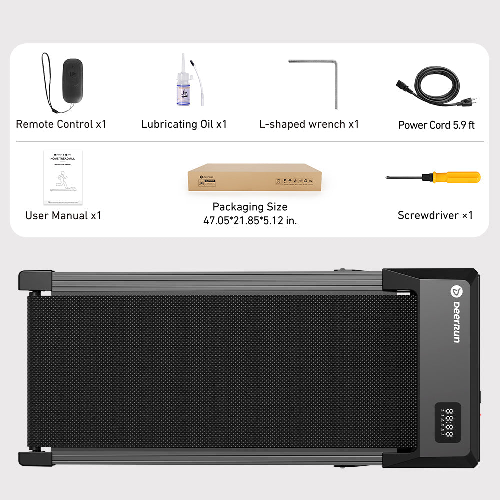 DeerRun Q2 Urban Plus Walking Workstation Bundle