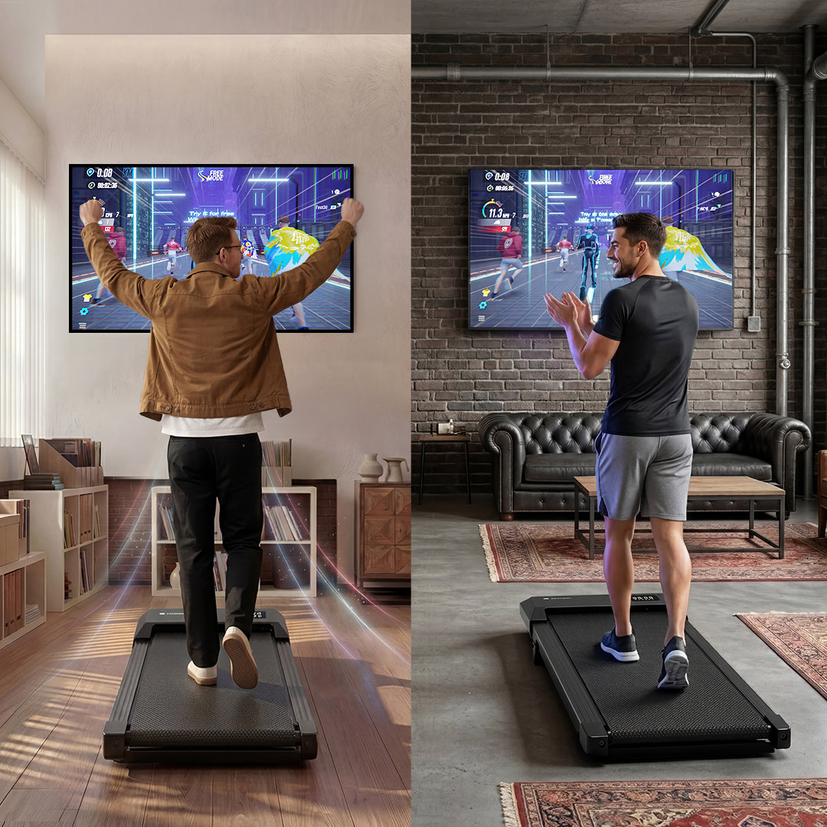 DeerRun Q2 Urban Plus Walking Workstation Bundle