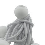 Bungee Ball 4" White