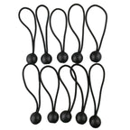 Bungee Ball Mix Black 4" 6" 10" Pack of 30