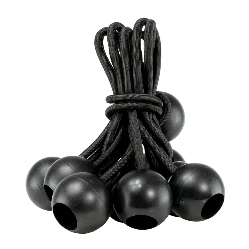 Bungee Ball Mix Black 4" 6" 10" Pack of 30