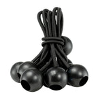 Bungee Ball Mix Black 4" 6" 10" Pack of 30