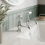Claremont Topaz Lever Basin Pillar Taps