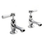 Claremont Topaz Lever Basin Pillar Taps