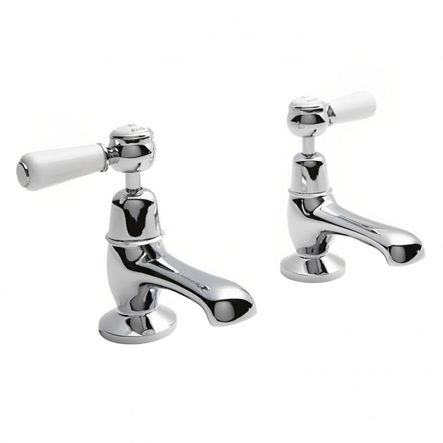 Claremont Topaz Lever Basin Pillar Taps