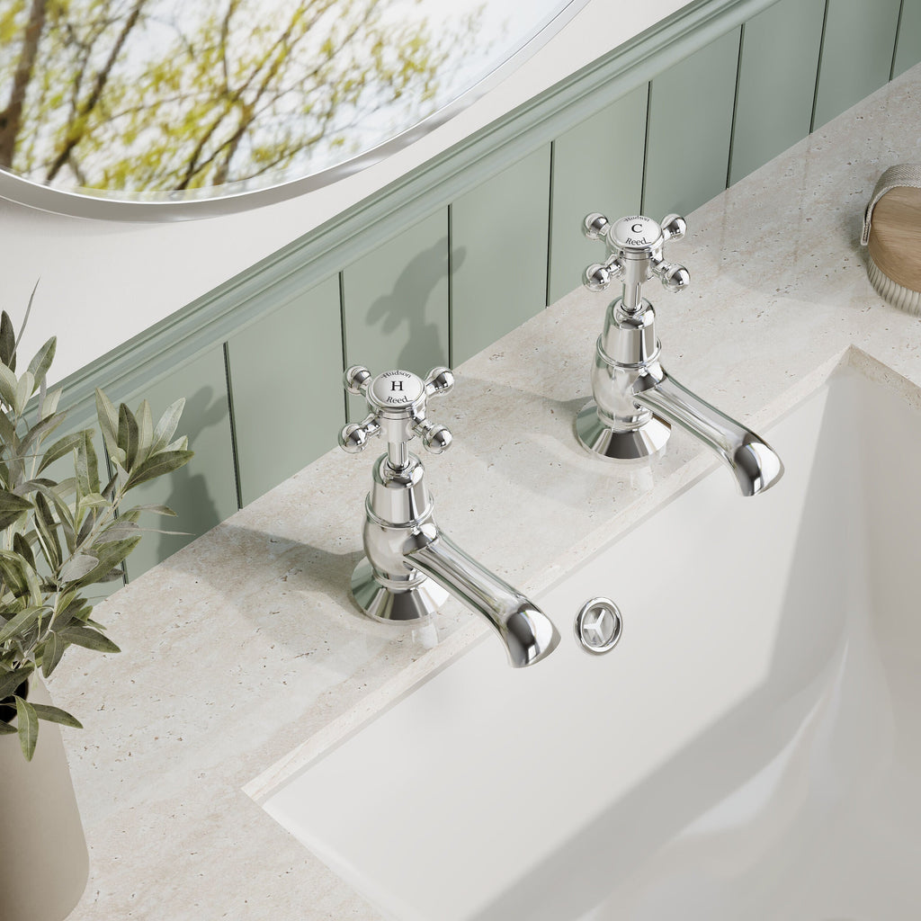 Claremont Topaz Dome Basin Pillar Taps