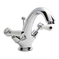 Claremont Topaz Dual Lever Mono Basin Mixer Tap with Pop Up Waste