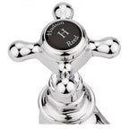 Claremont Topaz 3-Hole Deck Mounted Basin Mixer Tap with Pop Up Waste