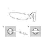 Bungee Cord with T Bar 6"