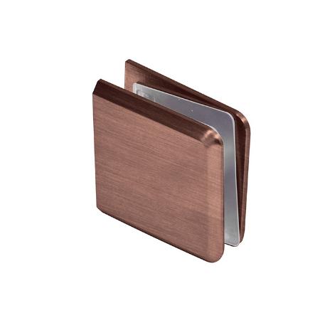 CRL Beveled Hole-in-Glass Style Wall Mount Heavy-Duty Glass Clamp