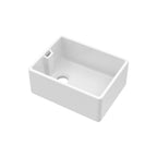 Inspire Single Bowl Belfast Sink With Offset Waste And Weir Overflow