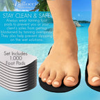 500 Pairs of Disposable Tanning Feet Pads (1000 Feet Total); Sunless Airbrush Spray Tanning Tent Foot Protection; (Color Varies)