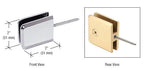 CRL Square Beveled Wall Mount Movable Transom Clamp