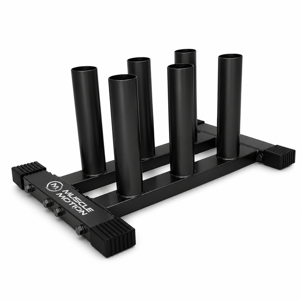Muscle Motion Olympic Vertical 6 Bar Barbell Holder