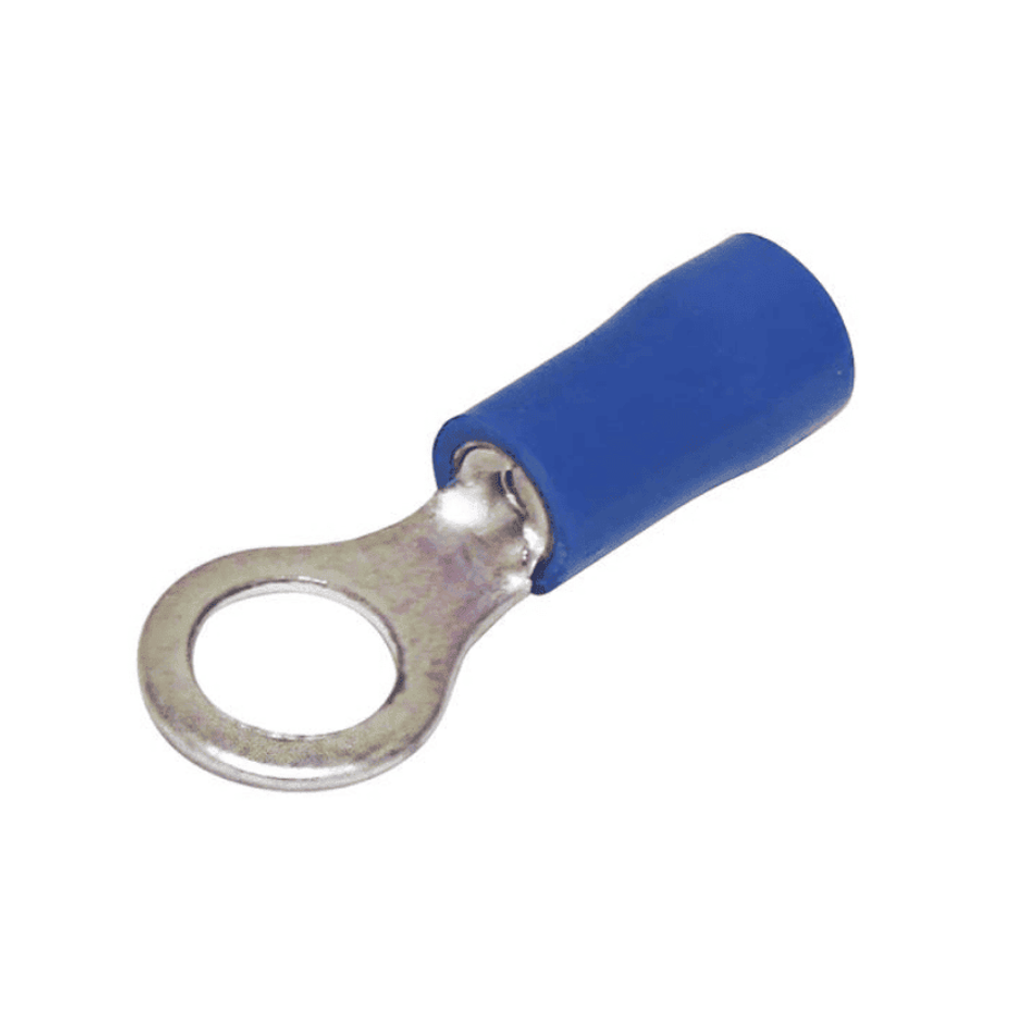 Hellermann Tyton Pre-Insulated Terminal Blue Ring Lug M8 Hole