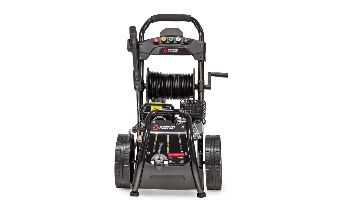 Bimson Power Petrol Pressure Washer 200 Bar (2900 PSI) 9 LPM - 30m hose