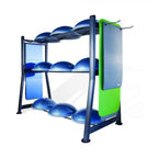 Physical Company 9 BOSU / Stability Ball & Gym Mat Storage Rack (Empty)