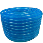 Braided Fuel Hose Blue Transparent PVC 19mm*2.1mm