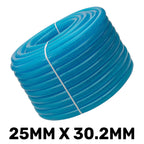 Braided Fuel Hose Blue Transparent PVC 25mm*2.6mm
